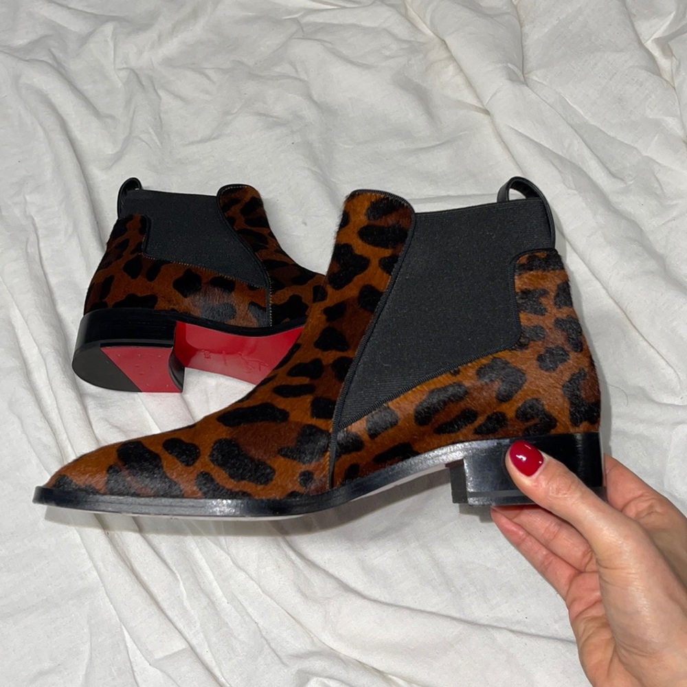 Leopard Christian Louboutin Boots